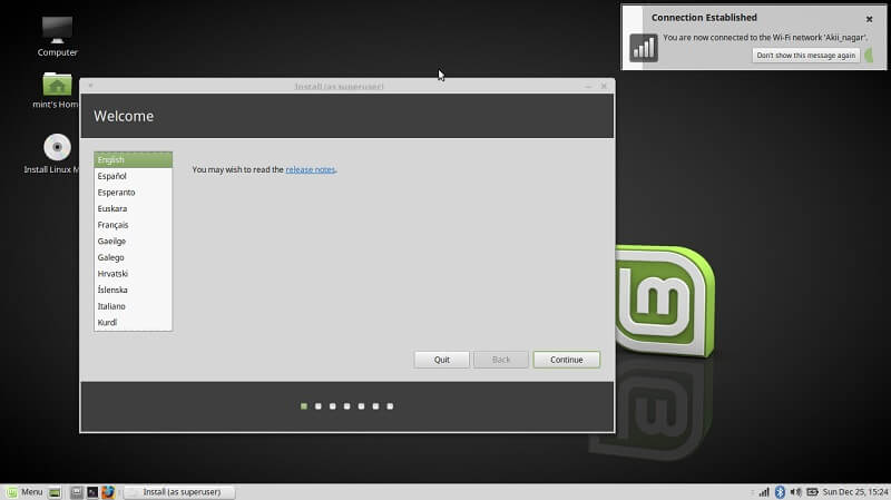  Install linux Mint -Dual boot linux Mint and Windows 10