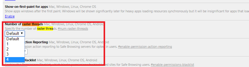 Raster thread make Chrome faster