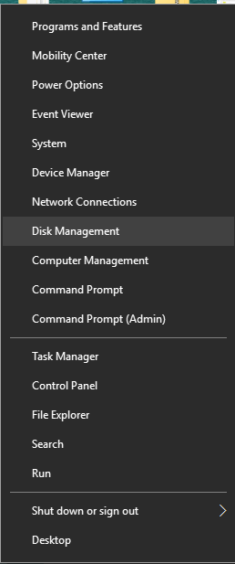 Shrink Windows 10 Partition - Disk Management