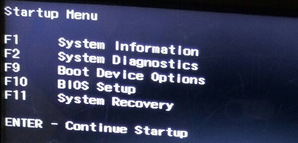 Startup Menu Dual boot windows 10 and Ubuntu