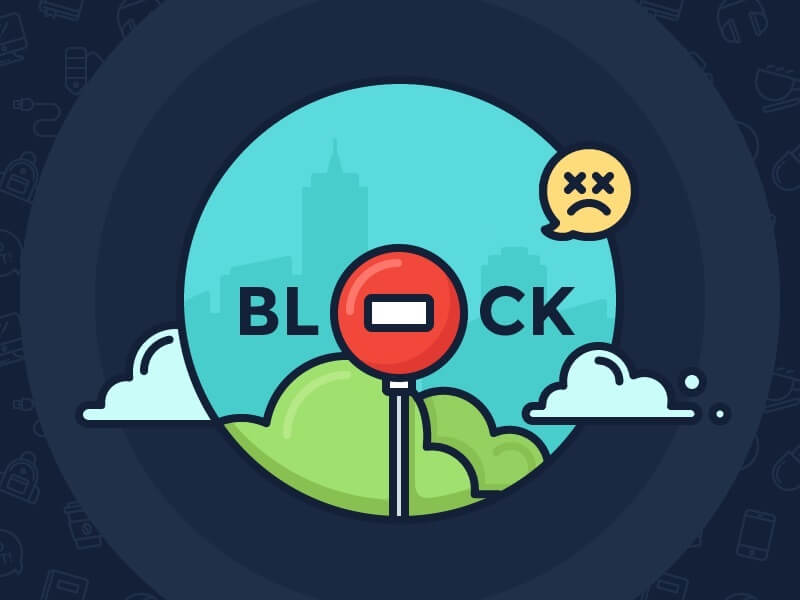 How to Block Website in Computer - credits dribbble