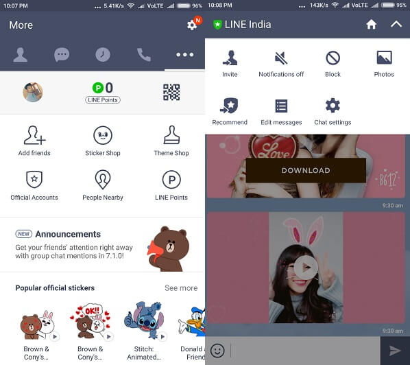 Line - WhatsApp Alternative Apps