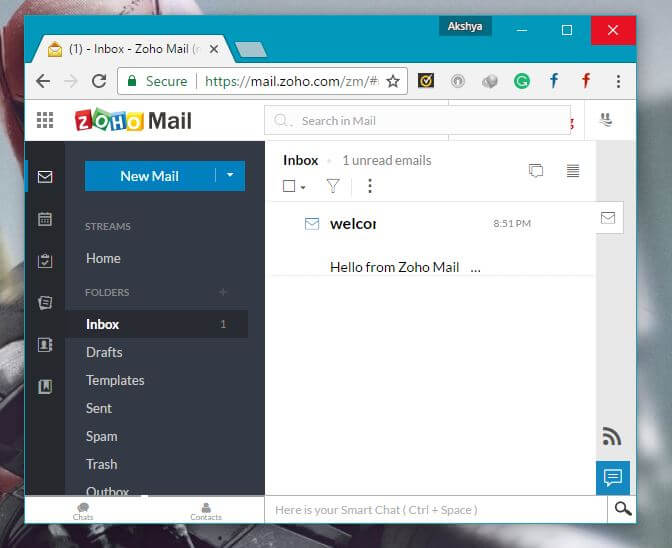 Zoho Mail Best Gmail Alternatives