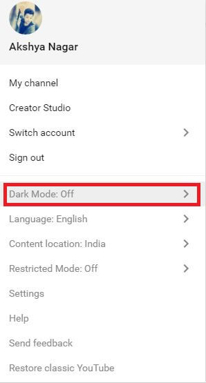 Dark Mode