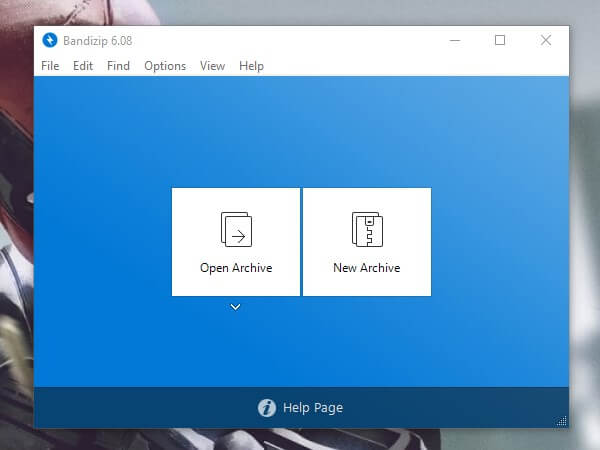 BandiZip File Archiver - WinRAR and WinZip Alternatives