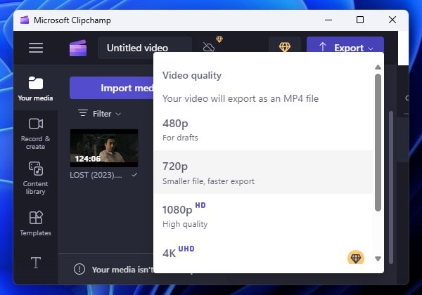 ClipChamp Video Editor