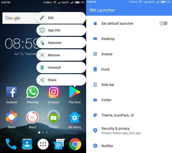 NN Launcher - Best Nougat Launcher