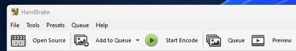 Start Encoding in HandBrake