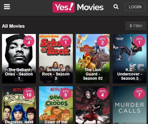 YesMovies - watch series online