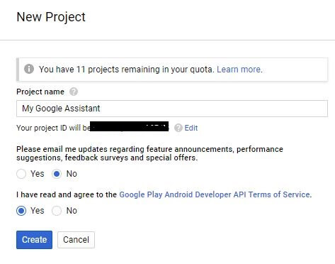 project name - Google Assistant for PC.