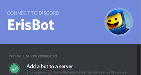 Erisbot - Best Discord bots