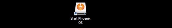 Start Phoenix OS Icon in Windows 10