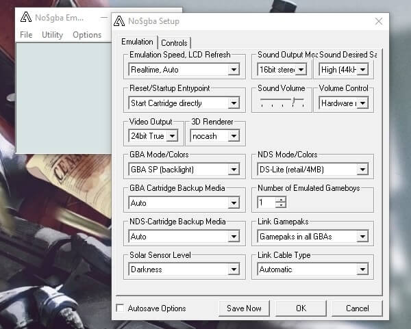 NO$GBA - Best GBA Emulator
