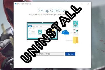 Remove OneDrive Windows 10