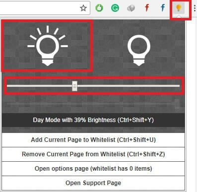 Screen Darkener - Night Mode Pro settings