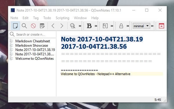 QOwnNotes - Best Text Editor