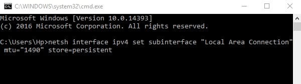 Change MTU limit - How to fix packet loss