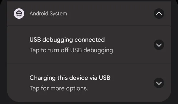 Connect USB Device via USB Debugging to Remove Bloatware from Android