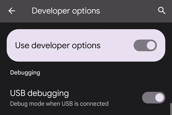 Enable USB Debugging in Android Smartphone