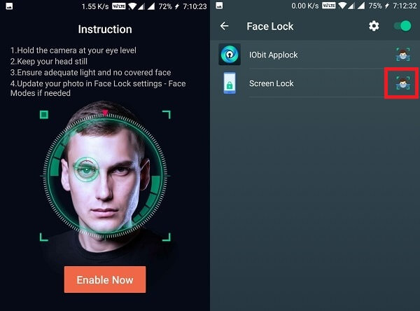 IObit App - Face Unlock