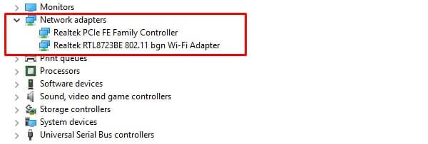 Network Adaptors - Fix Packet Loss