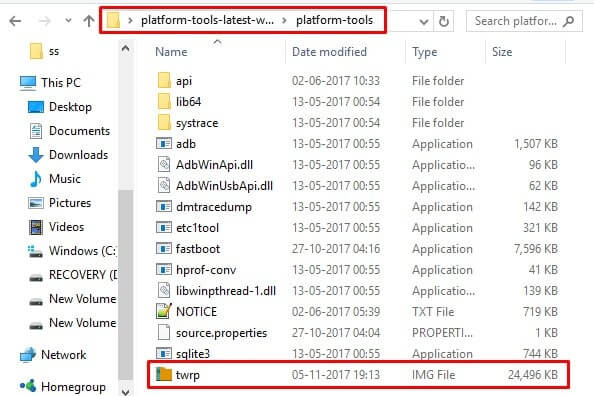 Platform Tools setup 