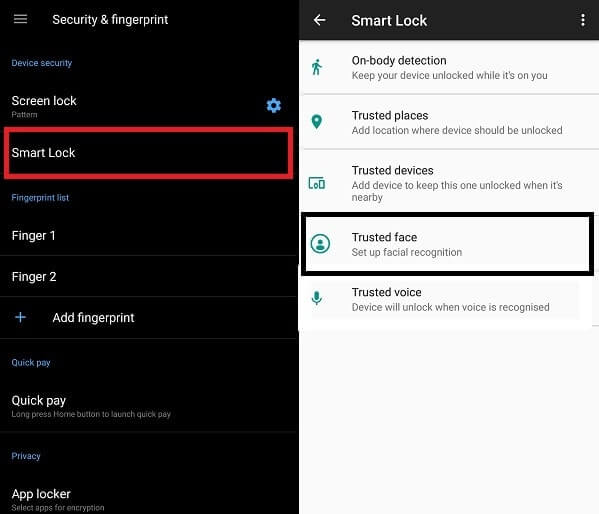Trusted Face - Get OnePlus 5T Face Unlock