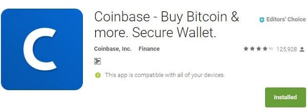 Coinbase Bitcoin App