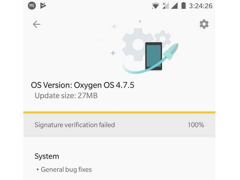 Fix Signature Verification Failed OnePlus