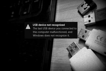 USB device not recognized