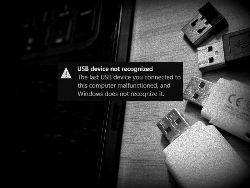 USB device not recognized