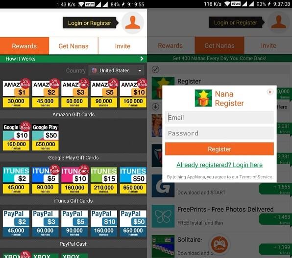 AppNana - Free Gift Cards
