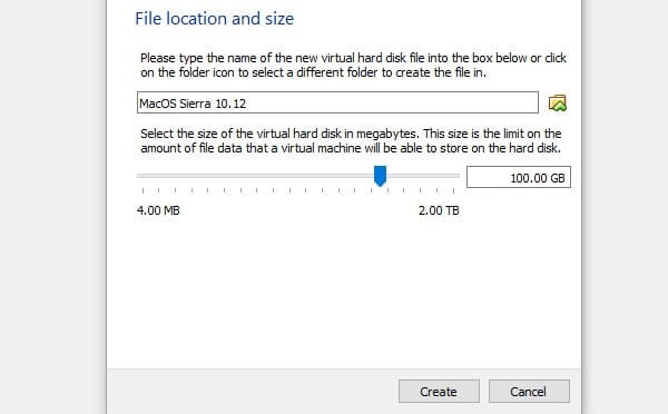 File Location & Size