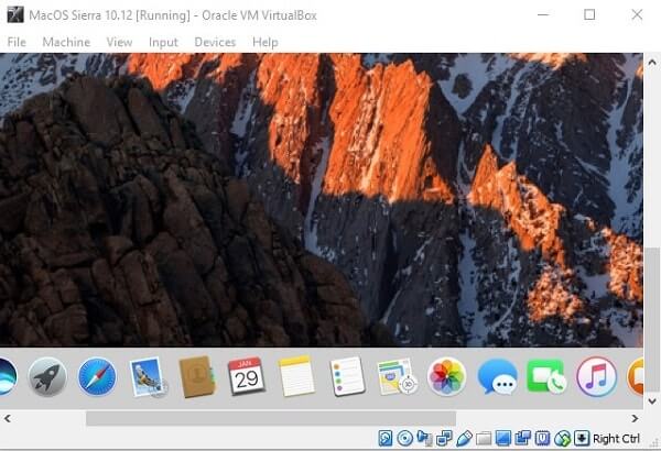 run macos on windows virtualbox