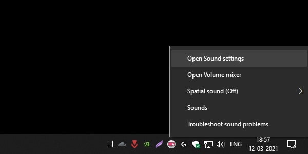 Open Sound Settings Windows 10 Equalizer