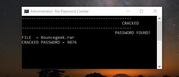 RAR Password Cracker