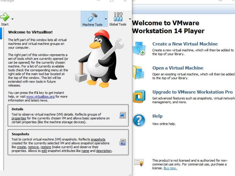 VMware vs VirtualBox