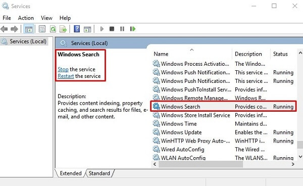 Windows Search Services - Second Method