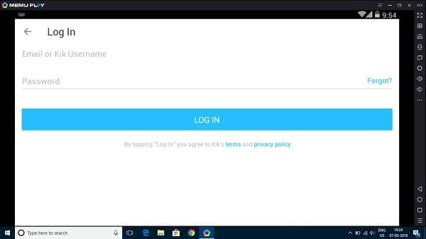 Login Kik App. Get Kik on PC