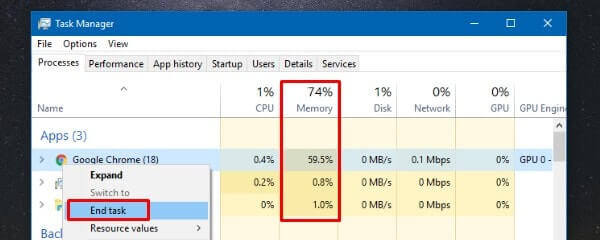 Terminate Process and Restart device