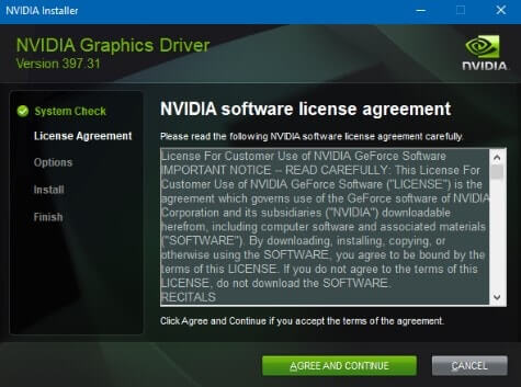 NVIDIA Graphic Driver Installation - NVIDIA installer failed