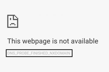 DNS_PROBE_FINISHED_NXDOMAIN