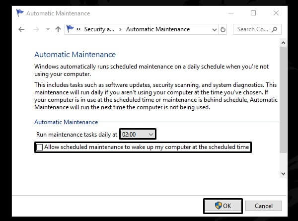 Automatic Maintenance