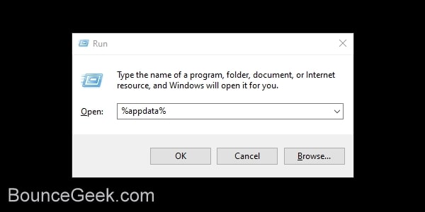 Open App Data Folder