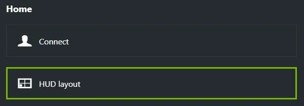 Open HUD Layout NVIDIA Geforce Experience