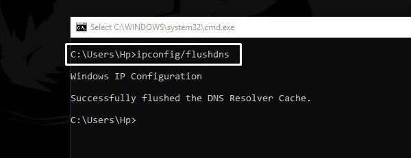 Flush DNS