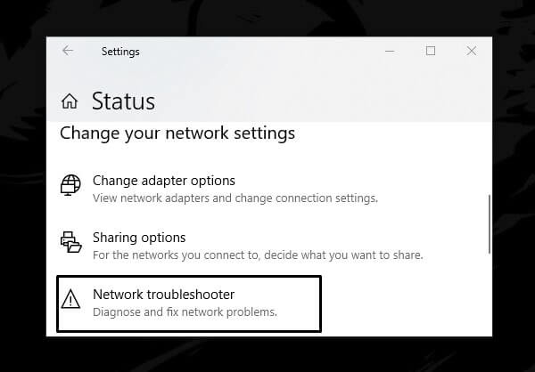 Network Troubleshooter