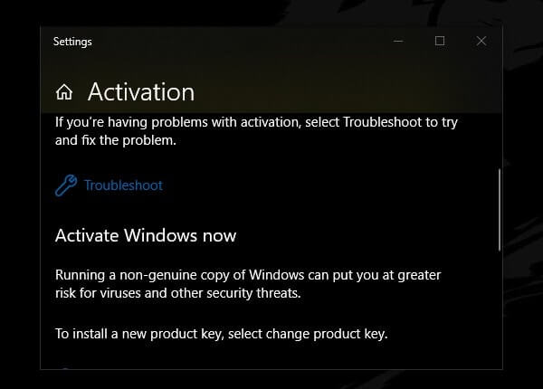 Windows Activation Troubleshooter