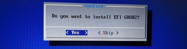 Install EFI GRUB2