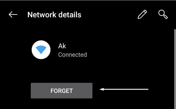 Forget WiFi Network